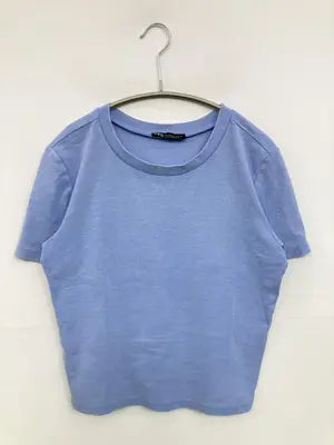 ZARA/ザラ/Tシャツ/カットソー/トップス/スカイブルー/EUR M/USA M/MEX 28