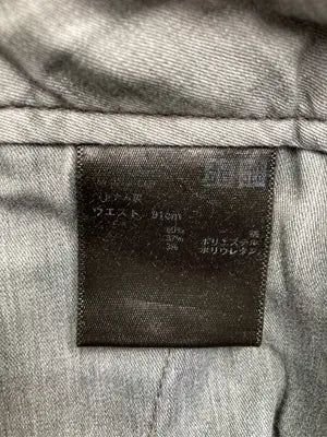 UNIQLO/ユニクロ/スラックス/パンツ/グレー/ウエスト91cm