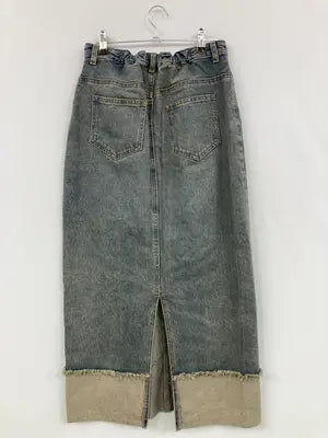 デニムスカート/スカート/ブルー/M