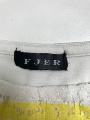 FJER/Tシャツ/カットソー/トップス/イエロー/LL