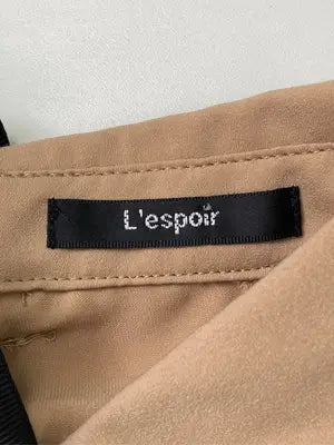 L'espoir/レスポワール/シャツ/ブラウス/トップス/ベージュ/M