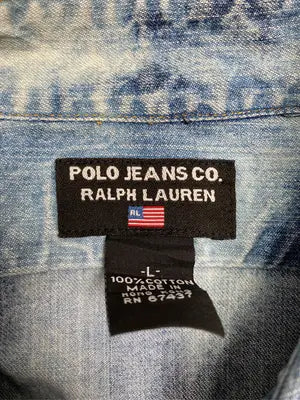 POLO JEANS CO/ポロジーンズカンパニー/シャツ/ブラウス/トップス/ブルー/L
