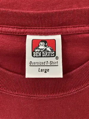 BEN DAVIS/ベンデイビス/Tシャツ/カットソー/トップス/レッド/L
