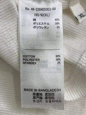 Tシャツ/カットソー/トップス/アイボリー/XL