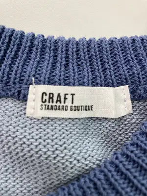 craft standard bouticue/ニット/セーター/トップス/ブルー/F