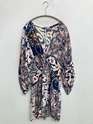 ZARA/ザラ/ワンピース/ワンピース/ドレス/ネイビー/USA M
