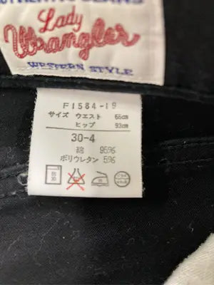 Wrangler/ラングラー/その他パンツ/パンツ/ブラック/ウエスト66cm　ヒップ93cm