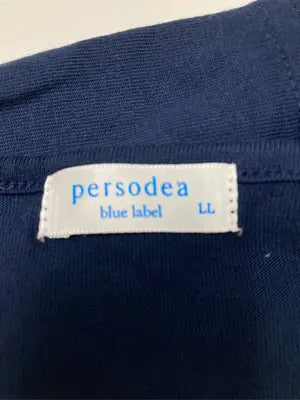persodea/Tシャツ/カットソー/トップス/ネイビー/LL