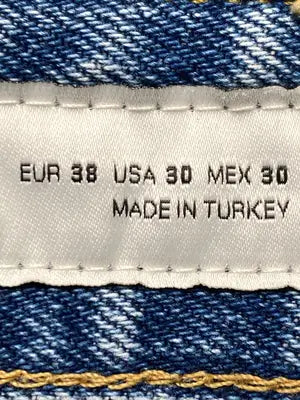 ZARA/ザラ/デニムパンツ/パンツ/ブルー/EUR38/USA30/MEX30