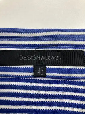 DESIGN WORKS/シャツ/ブラウス/トップス/ブルー/46