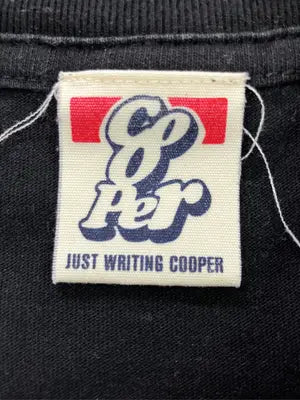 JUST WRITING COOPER/Tシャツ/カットソー/トップス/ブラック/F