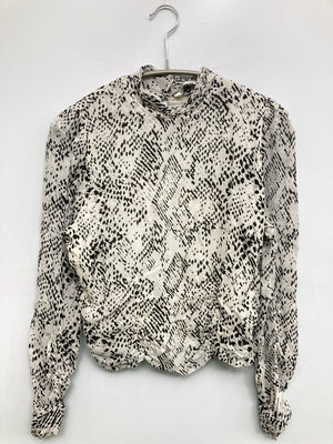 ZARA/ザラ/シャツ/ブラウス/トップス/ホワイト/EUR L/USA L/MEX 30