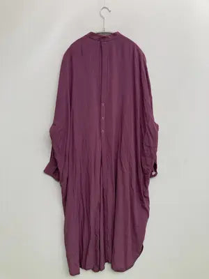 osmosis/オズモーシス/シャツワンピース/ワンピース/ドレス/パープル/ONE