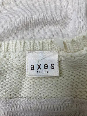axes femme/アクシーズファム/チュニック/ワンピース/ドレス/ベージュ/M