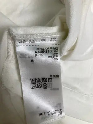 Tシャツ/カットソー/トップス/ホワイト/One