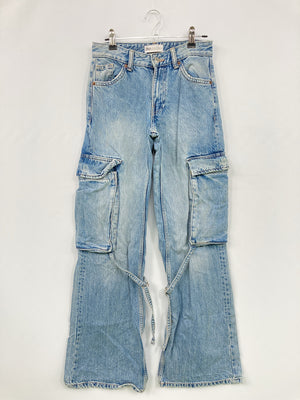 ZARA/ザラ/デニムパンツ/パンツ/スカイブルー/EUR32