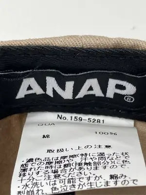 ANAP/アナップ/キャップ/帽子/ベージュ/F
