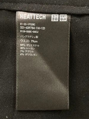 UNIQLO/ユニクロ/スラックス/パンツ/ブラック/ウエスト 79cm