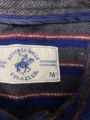 BEVERLY HILLS POLO CLUB/ビバリーヒルズポロクラブ/シャツ/ブラウス/トップス/ネイビー/M