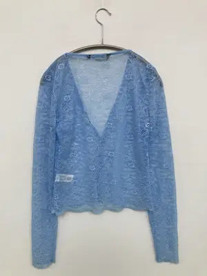 ZARA/ザラ/カーディガン/ボレロ/トップス/ブルー/S