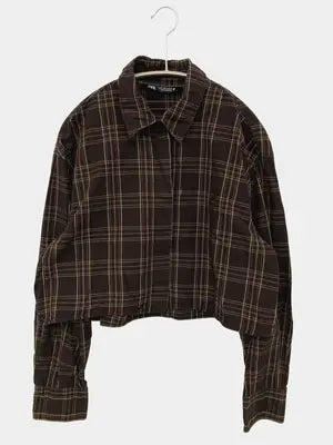 ZARA/ザラ/シャツ/ブラウス/トップス/ブラウン/USA S