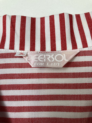 persole/シャツ/ブラウス/トップス/レッド/3L