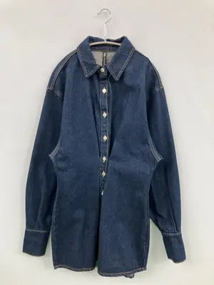 ZARA/ザラ/シャツワンピース/ワンピース/ドレス/ネイビー/USA S