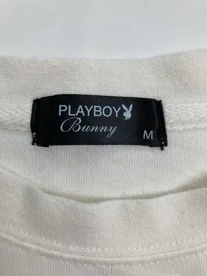 PLAYBOY/プレイボーイ/Tシャツ/カットソー/トップス/ホワイト/M