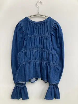 LOWRYS FARM/ローリーズファーム/シャツ/ブラウス/トップス/ブルー/F
