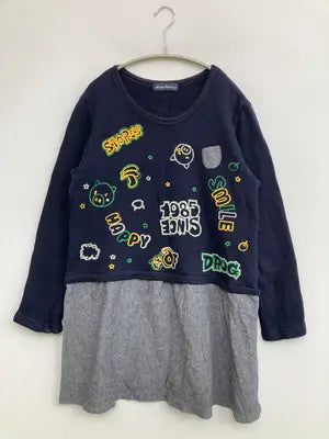 drug store's/ドラッグストアーズ/チュニック/ワンピース/ドレス/ネイビー/4