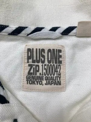 PLUS ONE/プラスワン/ポロシャツ/トップス/アイボリー/L