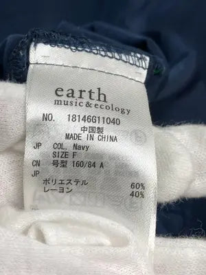earth music&ecology/アースミュージックアンドエコロジー/シャツ/ブラウス/トップス/ネイビー/F