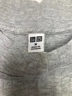 UNIQLO/ユニクロ/ニット/セーター/トップス/グレー/M