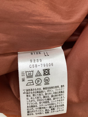 index/インデックス/ミモレ/半端丈スカート/スカート/オレンジ/LL