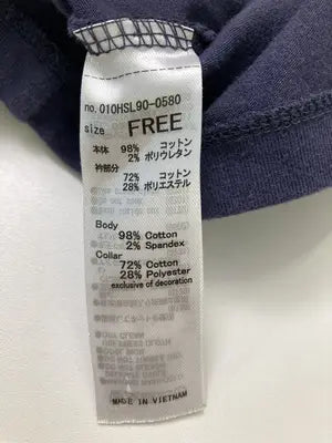 MOUSSY/マウジー/Tシャツ/カットソー/トップス/ネイビー/FREE
