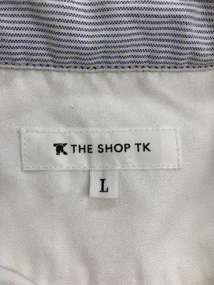 THE SHOP TK/ザショップティーケー/シャツ/ブラウス/トップス/ホワイト/L