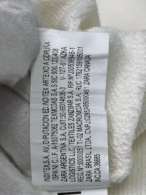 ZARA/ザラ/Tシャツ/カットソー/トップス/アイボリー/M