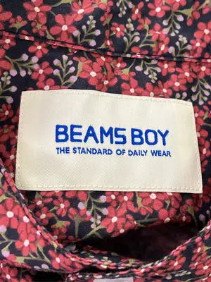 BEAMS BOY/ビームスボーイ/シャツワンピース/ワンピース/ドレス/レッド