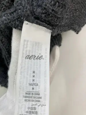 aerie/エアリー/ニット/セーター/トップス/グレー/M