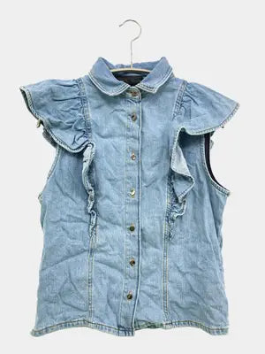 ZARA/ザラ/シャツ/ブラウス/トップス/ブルー/S