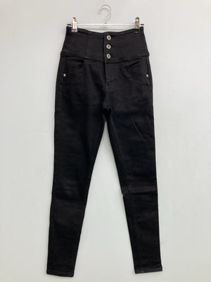 Heather/ヘザー/スラックス/パンツ/ブラック/XS