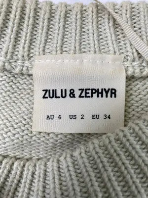 ZULU & ZEPHYR/ニット/セーター/トップス/ベージュ/EU 34