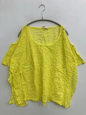ROXY/ロキシー/Tシャツ/カットソー/トップス/イエロー/M