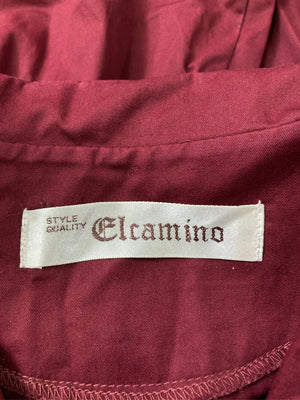 Clcamino/シャツワンピース/ワンピース/ドレス/レッド