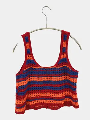 ZARA/ザラ/ベスト/トップス/レッド/USA S