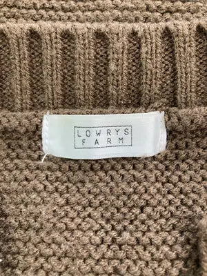 LOWRYS FARM/ローリーズファーム/ニット/セーター/トップス/ブラウン/F