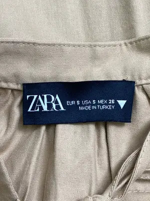 ZARA/ザラ/ワンピース/ワンピース/ドレス/ブラウン/S