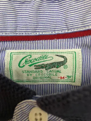 Crocodile/クロコダイル/ポロシャツ/トップス/ネイビー/M
