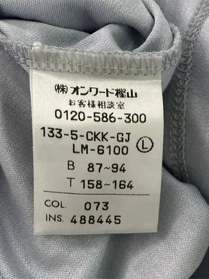 J.PRESS/ジェイプレス/Tシャツ/カットソー/トップス/シルバー/L