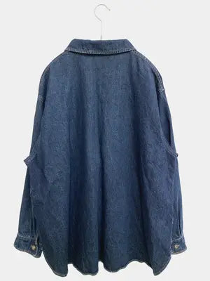 UNIQLO/ユニクロ/シャツ/ブラウス/トップス/ネイビー/XL